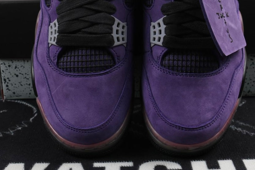 Travis Scott, J4 ‘Purple Suede’ F&F